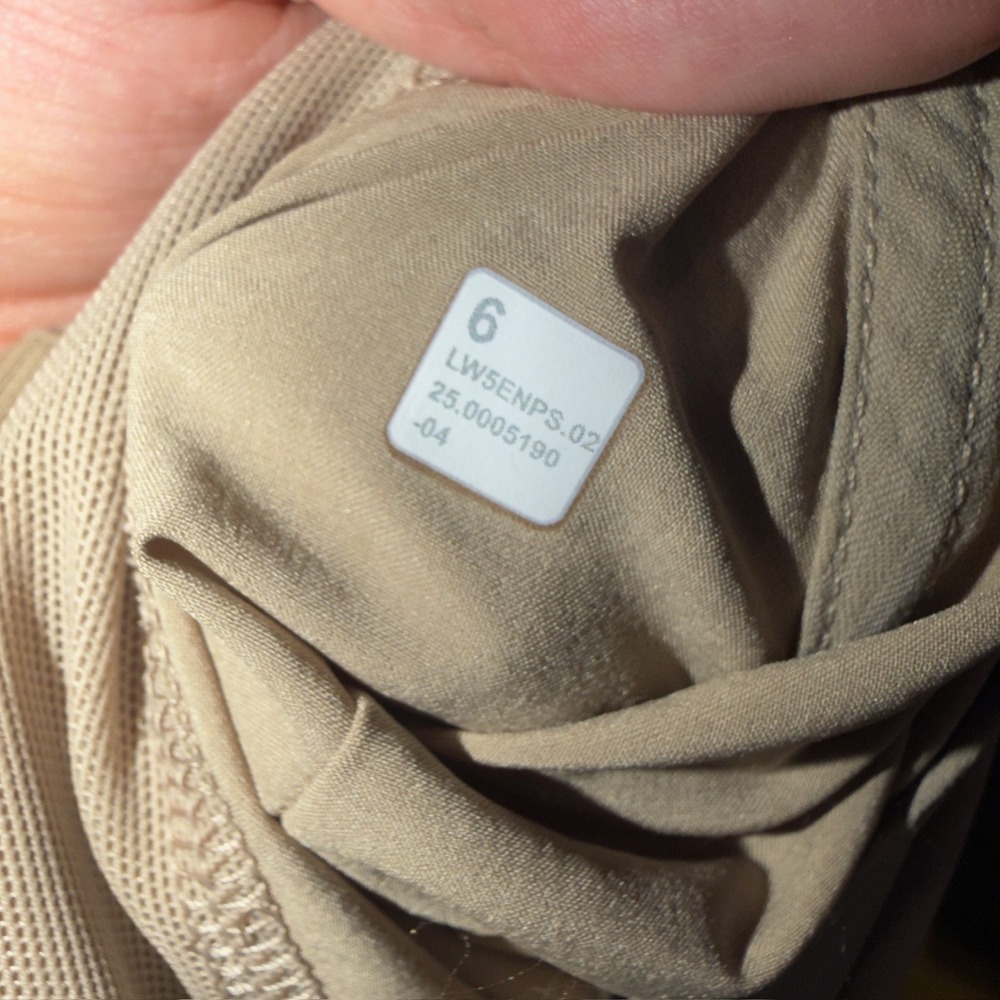 Lululemon Dance Studio Mid-Rise Jogger Full Length Sheer Oak LW5ENPS Tan Size 6 - Picture 2 of 8